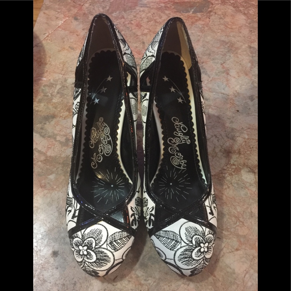 Naughty Monkey Floral Heels